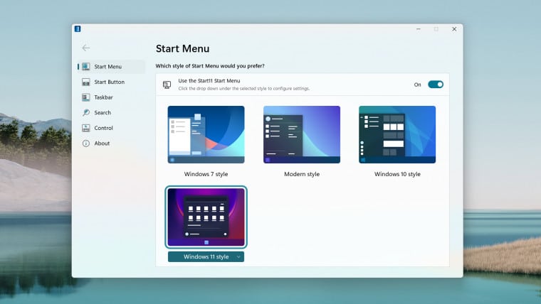 Start11 Release Candidate 2 out for Windows 11 with fixes and full screen Start menu option